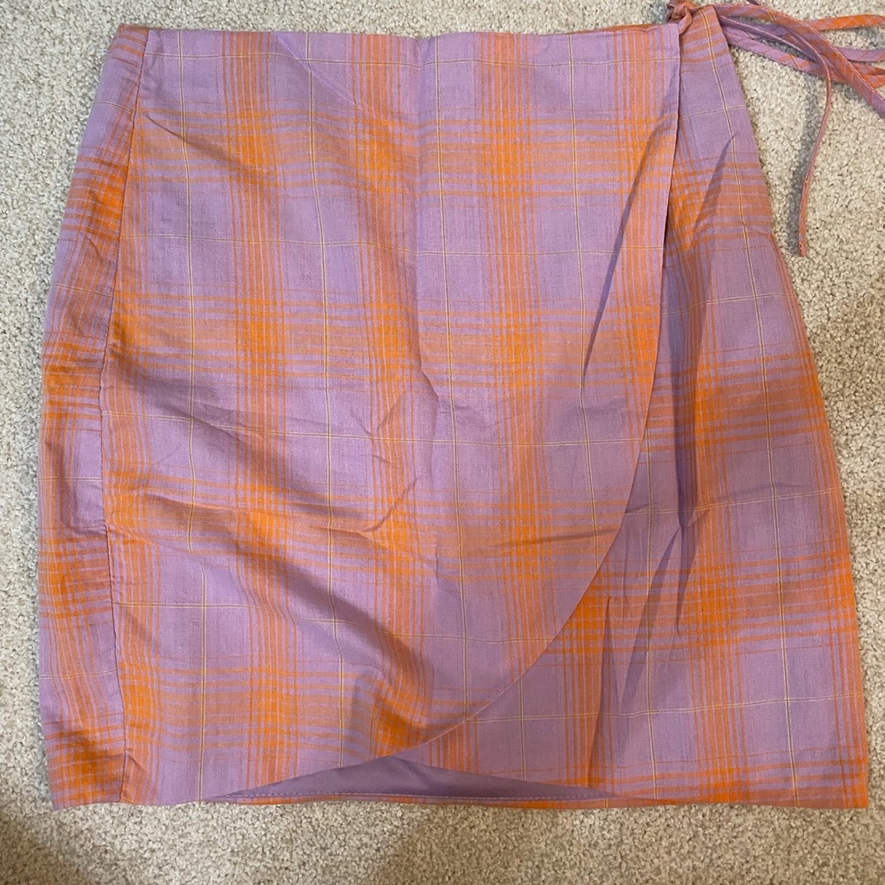 Women’s Plaid Wrap Skirt